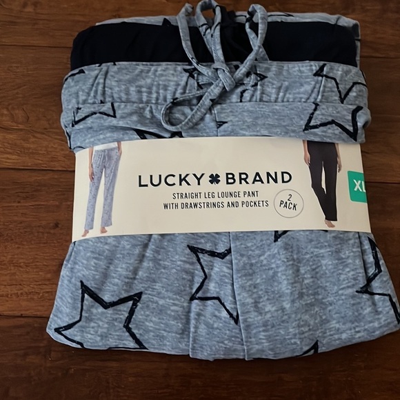 Bundle Lucky Brand  Pajama Pants 2 pair size XL - Picture 7 of 9